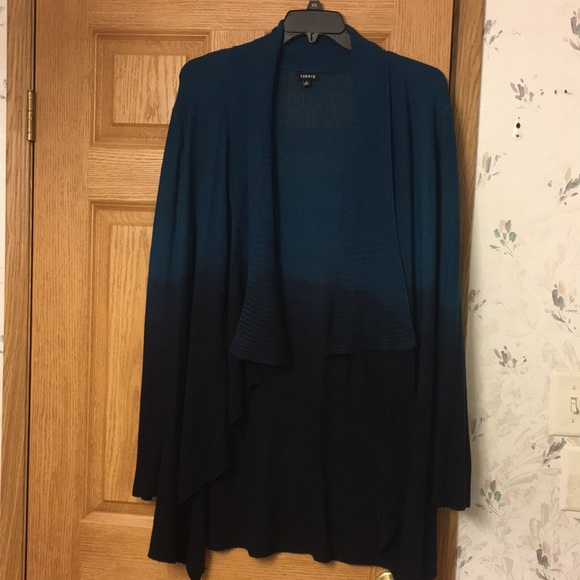 Torrid Sweaters Dip Dye Drape Cardigan Size 2 Poshmark
